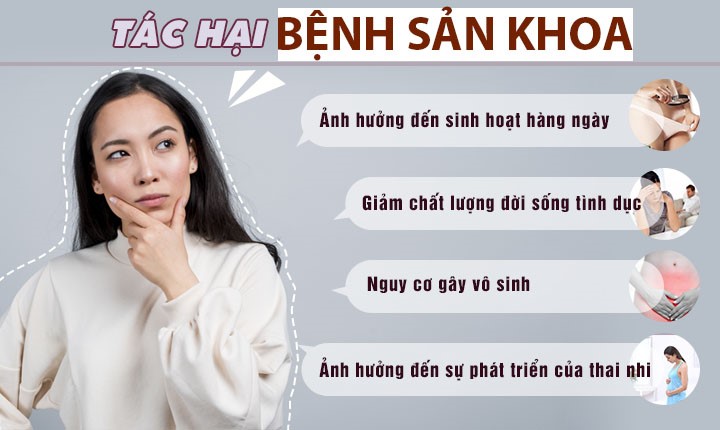 NHỮNG TÁC HẠI KHÔN LƯỜNG CỦA BỆNH SẢN KHOA 