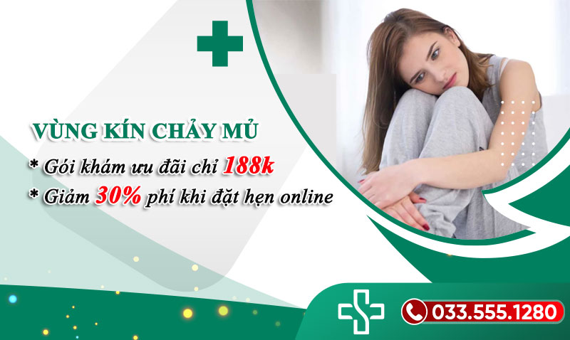 Chị em chớ chủ quan khi vùng kín chảy mủ