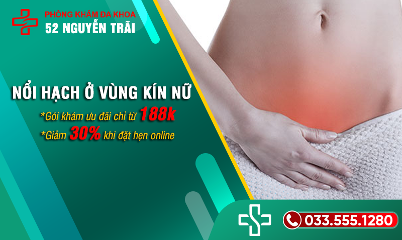 Vùng kín nổi hạch ở nữ có nguy hiểm không?