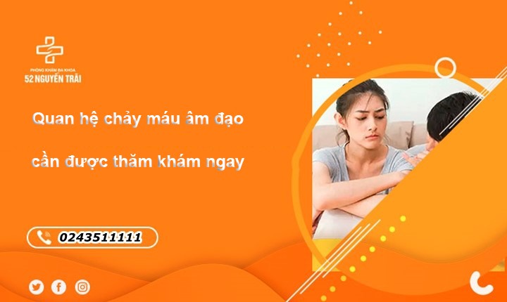 Quan hệ chảy máu âm đạo - Dấu hiệu cảnh báo bệnh phụ khoa nguy hiểm cần thăm khám sớm