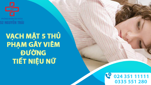 Vạch mặt 5 thủ phạm gây viêm đường tiết niệu nữ